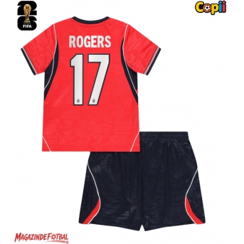 Anglia Morgan Rogers #17 Echipament de Fotbal Replică Mondial 2026 Copii Deplasare (+ Șorturi)